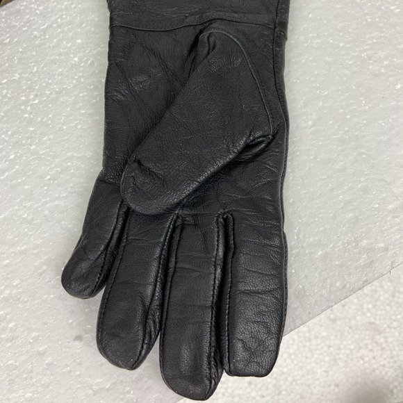 Men’s leather gloves Black Sz M - Picture 4 of 6